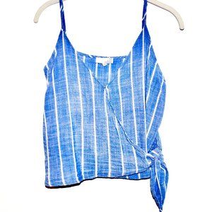 Ten Sixty Sherman Cornflower Blue Crop Tank Top with Spaghetti Straps - XL